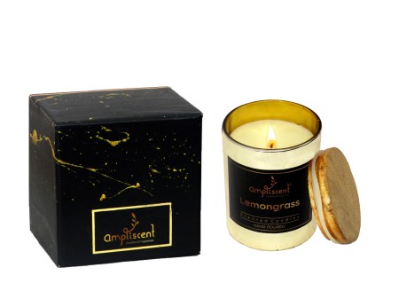 Vela Amplicent Vidro Dourado e Vidro Rose - Image 3