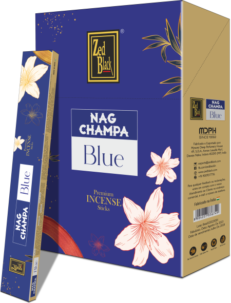 Incensos Massala Nag champa Aromas Zed Black - Imagem 2