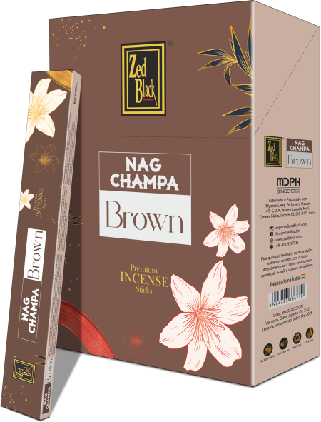 Incensos Massala Nag champa Aromas Zed Black - Imagem 3