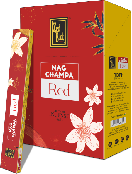 Incensos Massala Nag champa Aromas Zed Black - Imagem 4