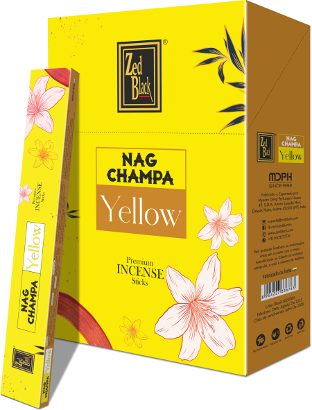 Incensos Massala Nag champa Aromas Zed Black - Imagem 5
